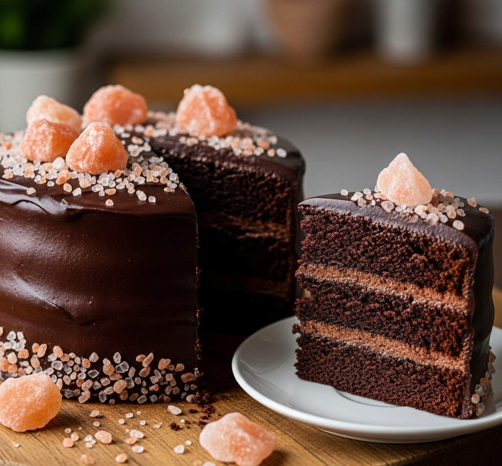 Himalayan Salt Chocolate Cake